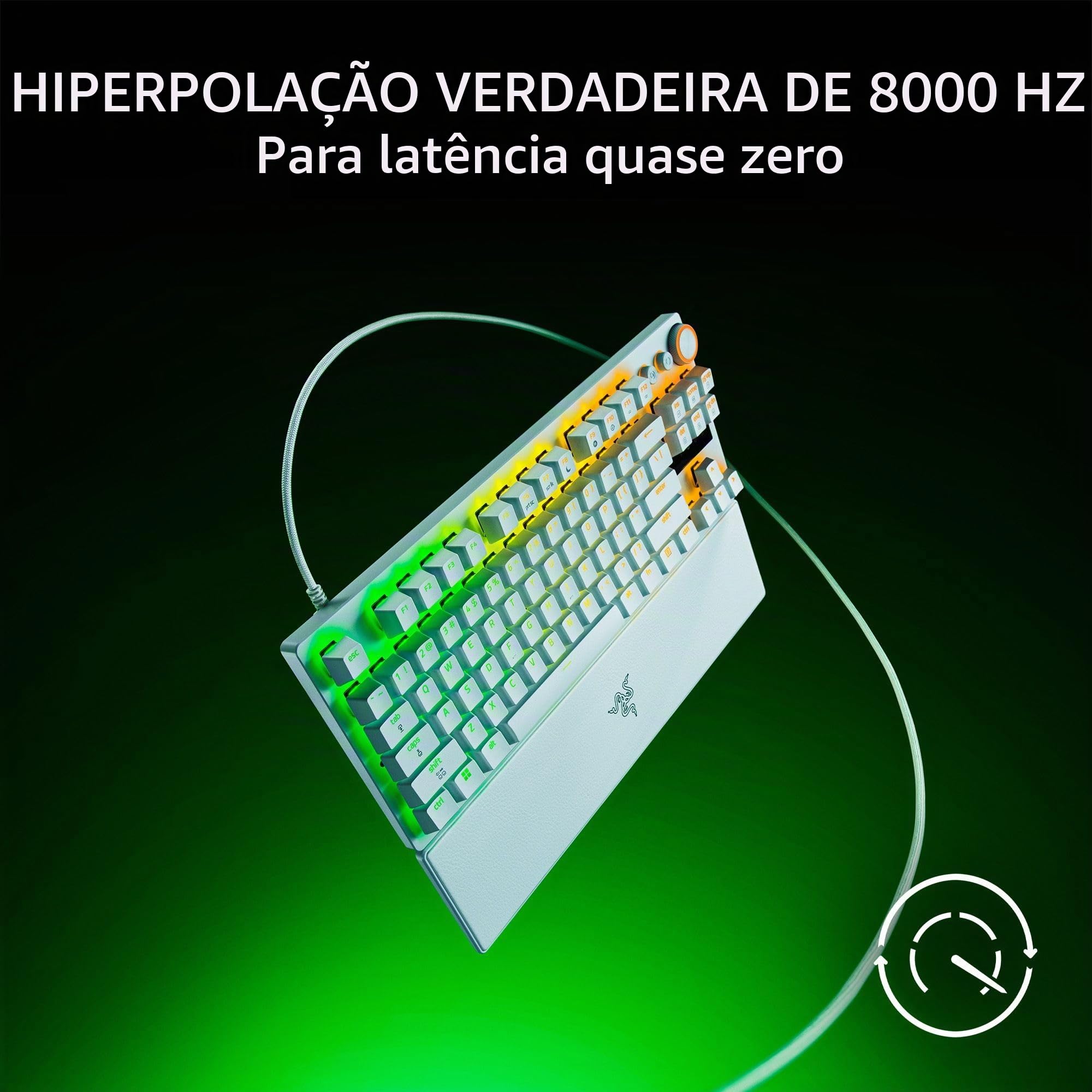 Razer Teclado para jogos Huntsman V3 Pro TKL 8KHz Esports